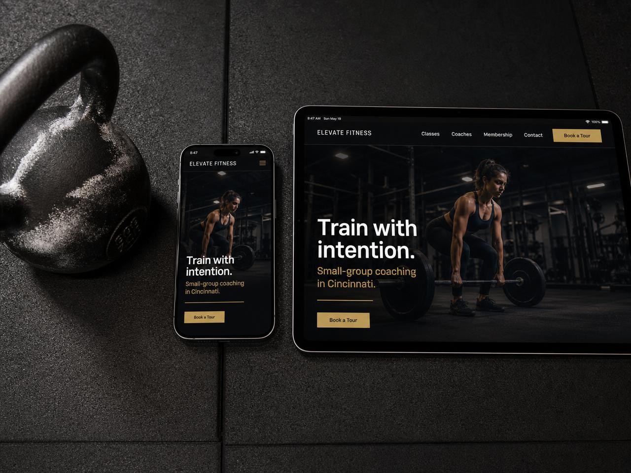 Elevate Fitness — Fitness website by 513 Digital